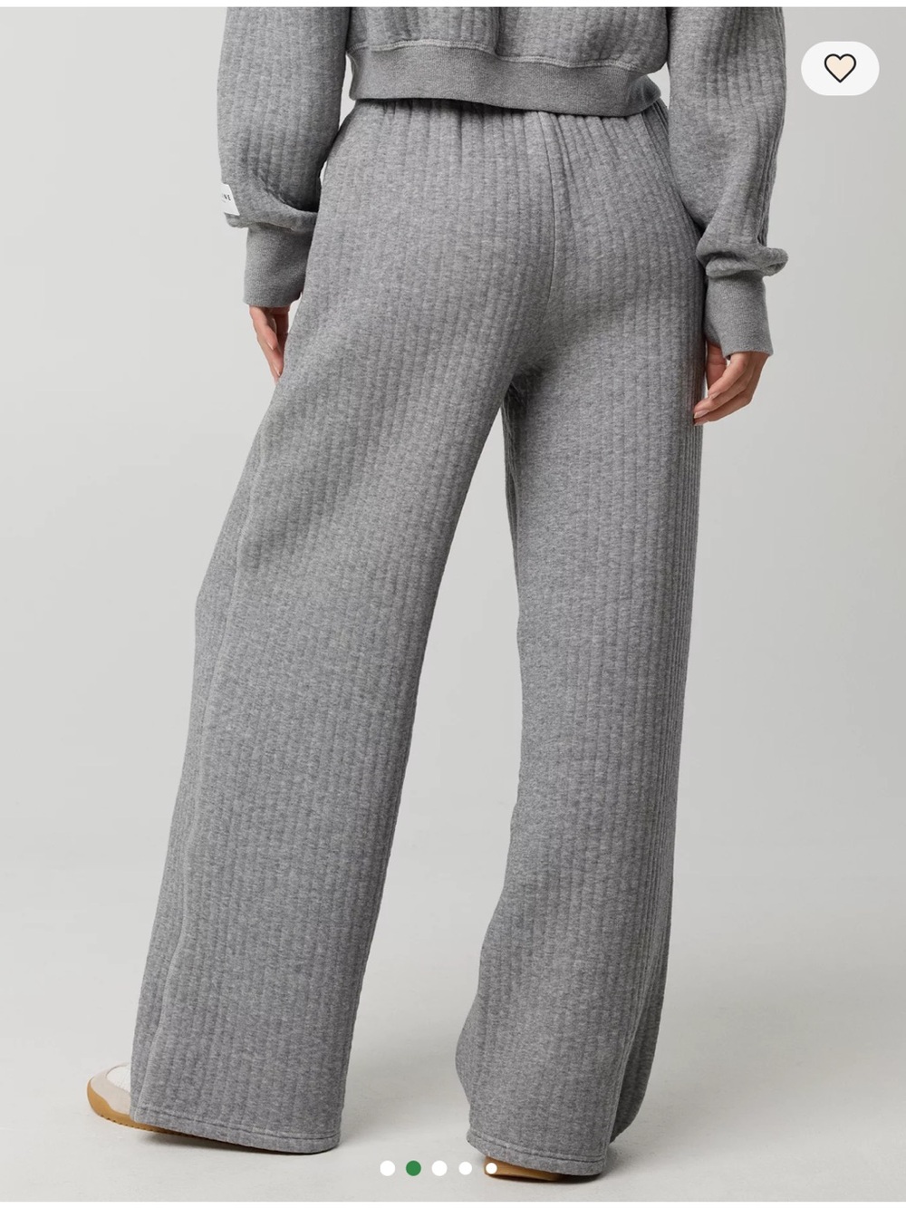 NWT!! Offline by Aerie Coffee Run Trouser Sweatpants in Dark Heather Grey - Picture 2 of 14